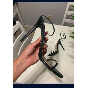 Fashion nova thin black heels